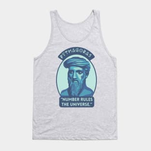 Pythagoras Portrait and Quote Tank Top